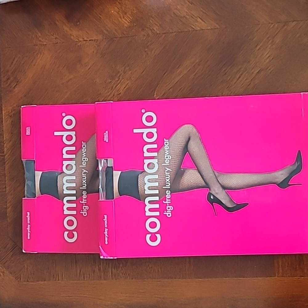 Commando Stocking Tight Legwear The Keeper Sheer Caramel New
